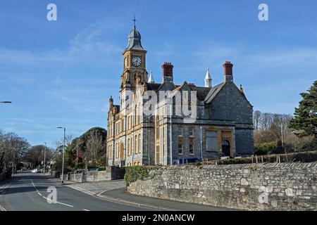 Die schönen ehemaligen Devonport Municipal Science, Art and Technical Schools in Paradise Road, Stoke, Plymouth. Jetzt die Heimat der gehobenen Apartments. Stockfoto