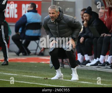 Manager Marco Rose (Leipzig), Köln, Deutschland. 04. Februar 2023. 1. Bundesliga 19. Spieltag 1. FC Köln - RB Leipzig. Die DFL-VORSCHRIFTEN VERBIETEN DIE VERWENDUNG VON FOTOS ALS BILDSEQUENZEN UND/ODER QUASI-VIDEO. Kredit: Juergen Schwarz/Alamy Live News Stockfoto