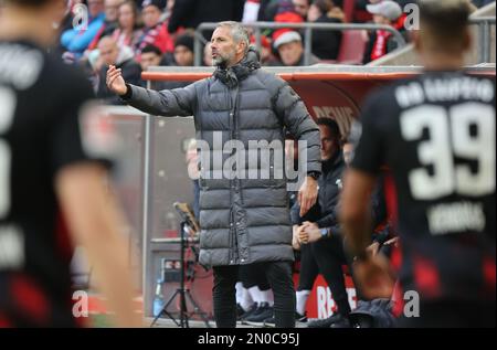 Manager Marco Rose (Leipzig), Köln, Deutschland. 04. Februar 2023. 1. Bundesliga 19. Spieltag 1. FC Köln - RB Leipzig. Die DFL-VORSCHRIFTEN VERBIETEN DIE VERWENDUNG VON FOTOS ALS BILDSEQUENZEN UND/ODER QUASI-VIDEO. Kredit: Juergen Schwarz/Alamy Live News Stockfoto