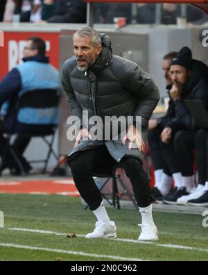 Manager Marco Rose (Leipzig), Köln, Deutschland. 04. Februar 2023. 1. Bundesliga 19. Spieltag 1. FC Köln - RB Leipzig. Die DFL-VORSCHRIFTEN VERBIETEN DIE VERWENDUNG VON FOTOS ALS BILDSEQUENZEN UND/ODER QUASI-VIDEO. Kredit: Juergen Schwarz/Alamy Live News Stockfoto