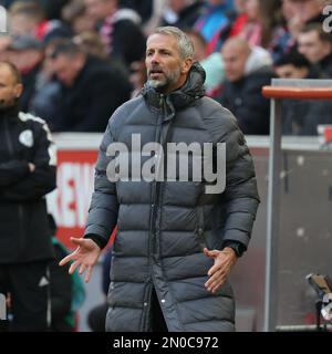 Manager Marco Rose (Leipzig), Köln, Deutschland. 04. Februar 2023. 1. Bundesliga 19. Spieltag 1. FC Köln - RB Leipzig. Die DFL-VORSCHRIFTEN VERBIETEN DIE VERWENDUNG VON FOTOS ALS BILDSEQUENZEN UND/ODER QUASI-VIDEO. Kredit: Juergen Schwarz/Alamy Live News Stockfoto