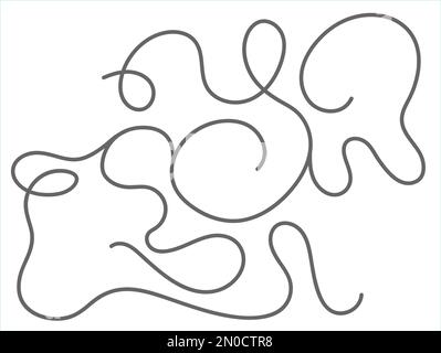 Vektorlabyrinth-Vorlage. Leeres schwarzes und weißes Labyrinth auf weißem Hintergrund isoliert. Ausdruckbare pädagogische Aktivität im Vorschulalter oder Spielbeispiel. Stock Vektor