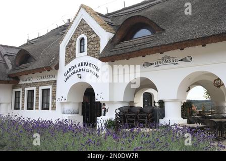 Tihany historisches Dorf Stockfoto