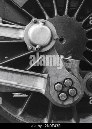 Bluebell Line Steam Railway - Details zur Lokomotive Stockfoto