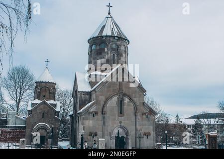 Kecharis-Kloster, Tsakhkadzor, armenischer Klosterkomplex in der Provinz Kotayk Stockfoto