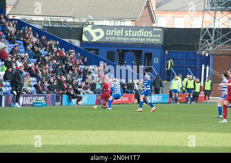 Birkenhead, Liverpool, Großbritannien. 05. Februar 2023. WSL Liverpool gegen Reading im Prenton Park Birkenhead, Liverpool (Terry Scott/SPP). Kredit: SPP Sport Press Photo. Alamy Live News Credit: SPP Sport Press Photo. Alamy Live News Stockfoto