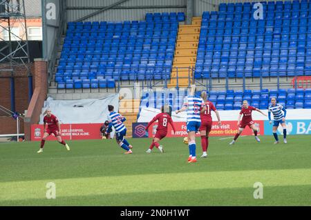 Birkenhead, Liverpool, Großbritannien. 05. Februar 2023. WSL Liverpool gegen Reading im Prenton Park Birkenhead, Liverpool (Terry Scott/SPP). Kredit: SPP Sport Press Photo. Alamy Live News Credit: SPP Sport Press Photo. Alamy Live News Stockfoto