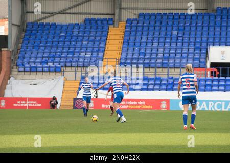 Birkenhead, Liverpool, Großbritannien. 05. Februar 2023. WSL Liverpool gegen Reading im Prenton Park Birkenhead, Liverpool (Terry Scott/SPP). Kredit: SPP Sport Press Photo. Alamy Live News Credit: SPP Sport Press Photo. Alamy Live News Stockfoto