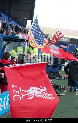 Birkenhead, Liverpool, Großbritannien. 05. Februar 2023. WSL Liverpool gegen Reading im Prenton Park Birkenhead, Liverpool (Terry Scott/SPP). Kredit: SPP Sport Press Photo. Alamy Live News Credit: SPP Sport Press Photo. Alamy Live News Stockfoto