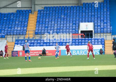 Birkenhead, Liverpool, Großbritannien. 05. Februar 2023. WSL Liverpool gegen Reading im Prenton Park Birkenhead, Liverpool (Terry Scott/SPP). Kredit: SPP Sport Press Photo. Alamy Live News Credit: SPP Sport Press Photo. Alamy Live News Stockfoto