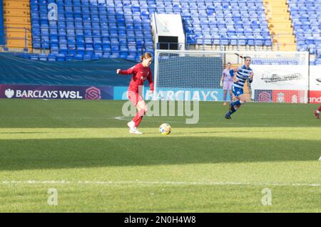 Birkenhead, Liverpool, Großbritannien. 05. Februar 2023. WSL Liverpool gegen Reading im Prenton Park Birkenhead, Liverpool (Terry Scott/SPP). Kredit: SPP Sport Press Photo. Alamy Live News Credit: SPP Sport Press Photo. Alamy Live News Stockfoto