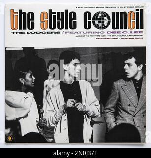 Bildcover der 7-Zoll-Einzelversion der Lodgers by the Style Council, die 1985 veröffentlicht wurde. Stockfoto