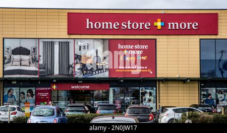 The Homestore and More Store im Fonthill Retail Park in Dublin, Irland. Stockfoto