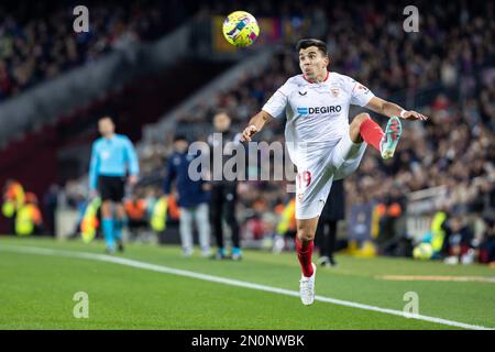 Barcelona, Spanien. 05. Februar 2023. Spanisches Fußballspiel La Liga Santander FC Barcelona gegen Sevilla im Camp Nou Stadium Barcelona, 05. Februar 2023 Acuña 900/Cordon Press Credit: CORDON PRESS/Alamy Live News Stockfoto