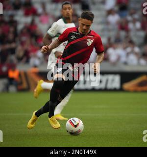 Curitiba, Brasilien. 05. Februar 2023. Khellven während der Veranstaltung Athletico e Coritiba im Joaquim Américo Guimarães Stadion in Curitiba, PR. Kredit: Carlos Pereyra/FotoArena/Alamy Live News Stockfoto