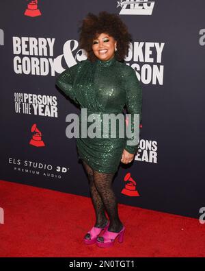 03. Februar 2023 - Westwood, Kalifornien - Lalah Hathaway. 2023 MusiCares Persons of the Year zu Ehren von Berry Gordy und Smokey Robinson im Los Angeles Convention Center. (Kreditbild: © Billy Bennight/AdMedia via ZUMA Press Wire) NUR REDAKTIONELLE VERWENDUNG! Nicht für den kommerziellen GEBRAUCH! Stockfoto