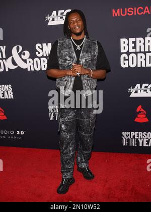 03. Februar 2023 - Westwood, Kalifornien - Pheelz. 2023 MusiCares Persons of the Year zu Ehren von Berry Gordy und Smokey Robinson im Los Angeles Convention Center. (Kreditbild: © Billy Bennight/AdMedia via ZUMA Press Wire) NUR REDAKTIONELLE VERWENDUNG! Nicht für den kommerziellen GEBRAUCH! Stockfoto