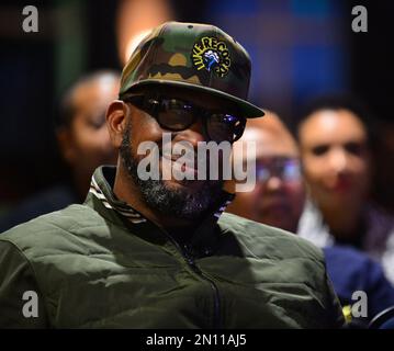 Luther Campbell am Black History Month Fireside Chat mit Michael Eric Dyson, moderiert vom Bürgermeister der Stadt Miramar Wayne Messam im Miramar Cultural Center im Miramar Cultural Center in Miramar, Florida. 04 Feb. 2023 Guthaben: mpi10/MediaPunch Stockfoto