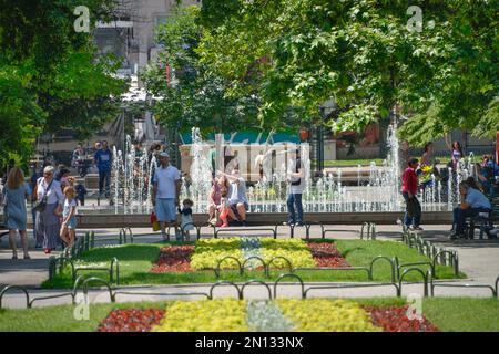 City Garden, Sofia, Bulgarien, Europa Stockfoto