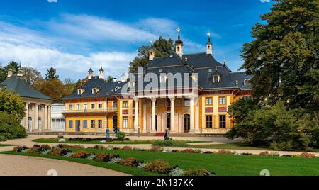 Pillnitz-Palast in der Nähe von Dresden, Pillnitz, Sachsen, Deutschland, Europa Stockfoto