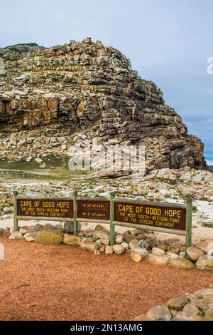 Kap der Guten Hoffnung, Kap-Halbinsel, Kapstadt, Westkap, Südafrika, Afrika Stockfoto