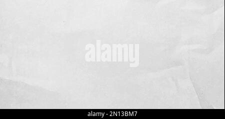 Verschmutztes weißes Papier. Grunge-Hintergrund eines alten zerknitterten Papierbogens mit Staub überlagern. Tapete aus rauem Material, zerknitterte, staubige, leere Seite, Vektordarstellung Stock Vektor