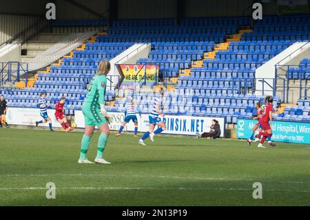 Nicht exklusiv: WSL Liverpool gegen Reading im Prenton Park Birkenhead, Liverpool Stockfoto