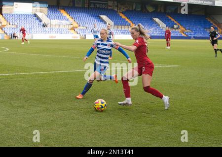 Nicht exklusiv: WSL Liverpool gegen Reading im Prenton Park Birkenhead, Liverpool Stockfoto