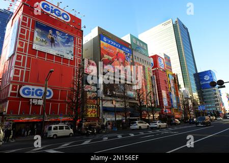 Anima und Manga in Akihabara, Tokio, Japan. Stockfoto