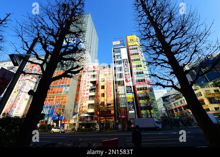 Anima und Manga in Akihabara, Tokio, Japan. Stockfoto