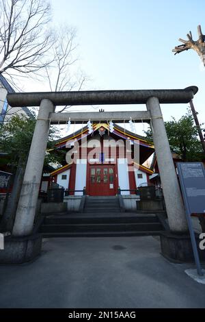 Kanda-Myoujin-Schrein in Akihabara, Tokio, Japan. Stockfoto