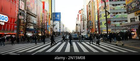 Anima und Manga in Akihabara, Tokio, Japan. Stockfoto