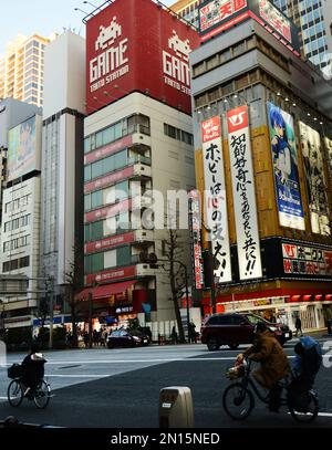 Anima und Manga in Akihabara, Tokio, Japan. Stockfoto