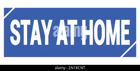 TEXT AUF blauem, grungy Stempelschild. Stockfoto