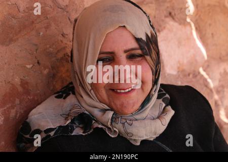 Porträt des Einwohners, Petra, Jordanien Stockfoto