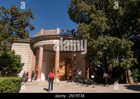 Blick auf den französischen Pavillon bei der Biennale von Venedig Stockfoto