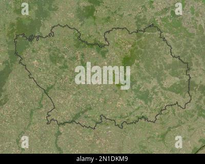 Penza, Region Russlands. Satellitenkarte mit niedriger Auflösung Stockfoto