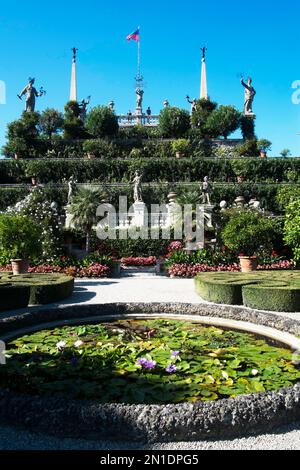 Im Borromeo's Garden, Isola Bella, Borromäische Inseln, Lago Maggiore, Piemont, Italienische Seen, Italien, Europa Stockfoto