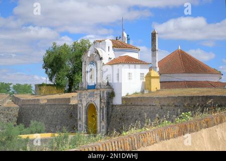 Eremitage und Kapelle Unsere Frau der Empfängnis auf dem Innentor, Alentejo, Portugal, Europa Stockfoto