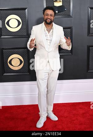 Los Angeles, USA. 05. Februar 2023. Shaggy kommt am 5. Februar 2023 zu den GRAMMY Awards 65. in der Crypto.com Arena in Los Angeles, Kalifornien. Kredit: AFF/Alamy Live News Stockfoto