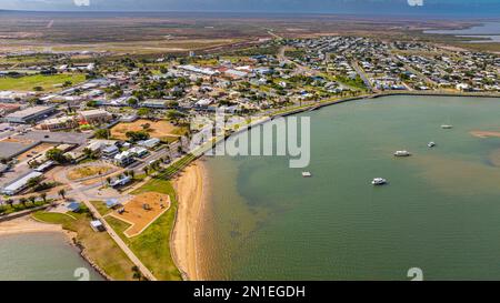 Aerial of Carnarvon, Westaustralien, Australien, Pazifik Stockfoto