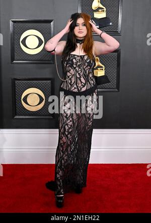 Los Angeles, USA. 05. Februar 2023. GAYLE kommt am 5. Februar 2023 in Los Angeles, Kalifornien, zu den GRAMMY Awards 65. in der Crypto.com Arena. Kredit: AFF/Alamy Live News Stockfoto