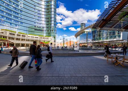 Piazza Gae Aulenti, Porta Nuova Viertel, Mailand, Lombardei, Italien, Europa Stockfoto