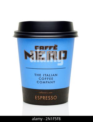 Caffe Nero Cup Stockfoto