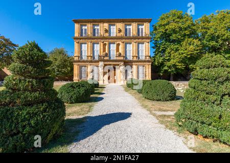 Exterior von Pavillon de Vendome, Aix-en-Provence, Bouches-du-Rhone, Provence-Alpes-Cote d'Azur, Frankreich, Westeuropa Stockfoto