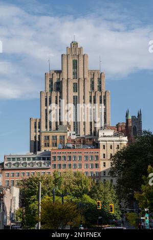 Aldred Building (Gebäude Aldred), Art Deco Building, Montreal, Quebec, Kanada, Nordamerika Stockfoto