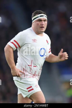 Jamie George aus England während des Guinness Six Nations Calcutta Cup-Spiels zwischen England und Schottland im Twickenham Stadium in London, Großbritannien, 04. Stockfoto