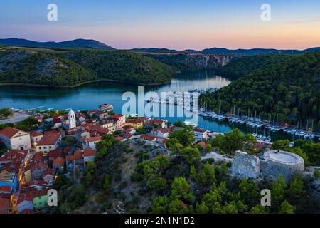 Skradin Stockfoto