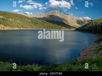 Clinton Reservoir, in der Nähe von Leadville, Colorado Stockfoto