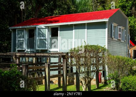 Slaves Viertel, Hacienda Buena Vista, in der Nähe von Ponce, Puerto Rico Stockfoto